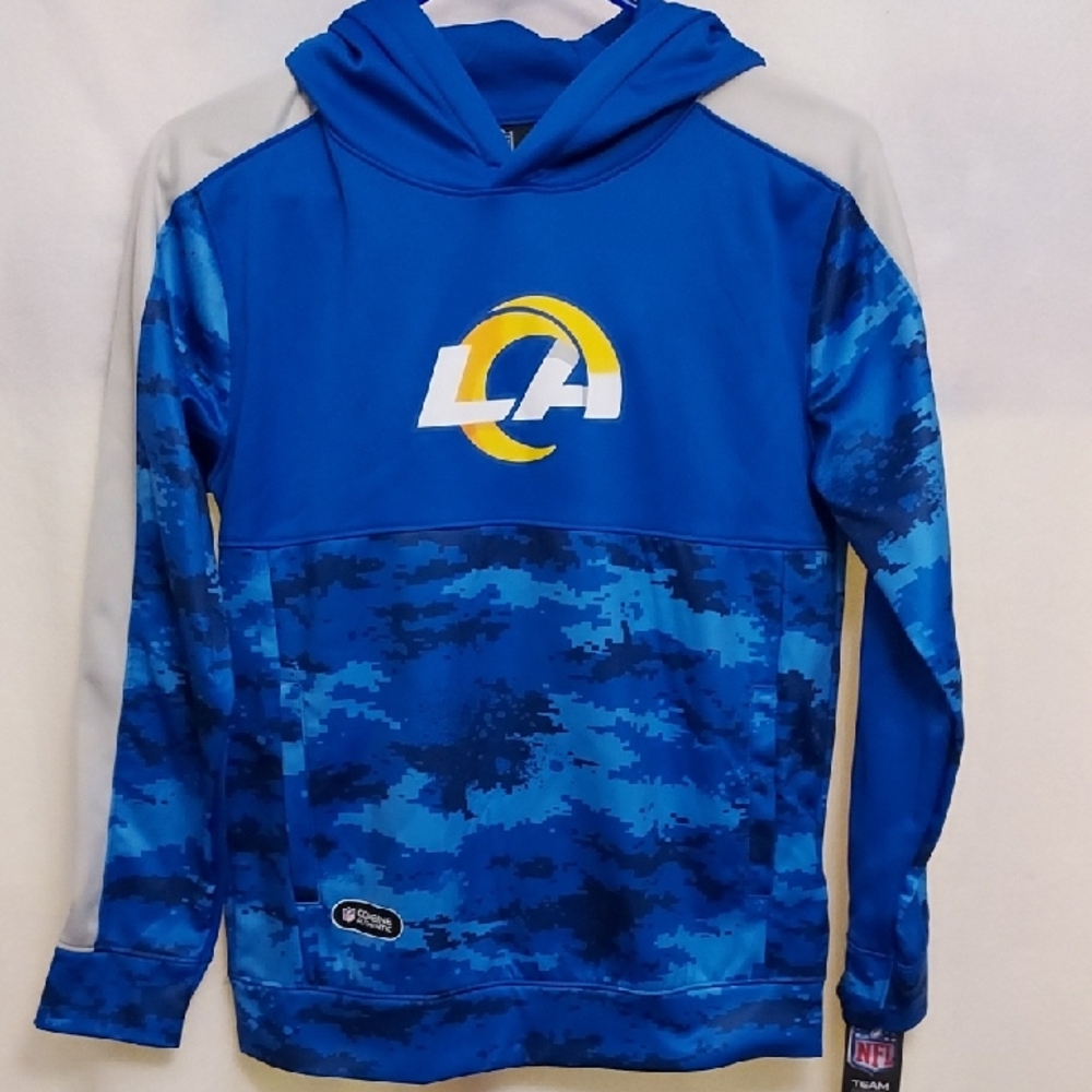 NFL Team Apparel Youth LA Rams Hoodie